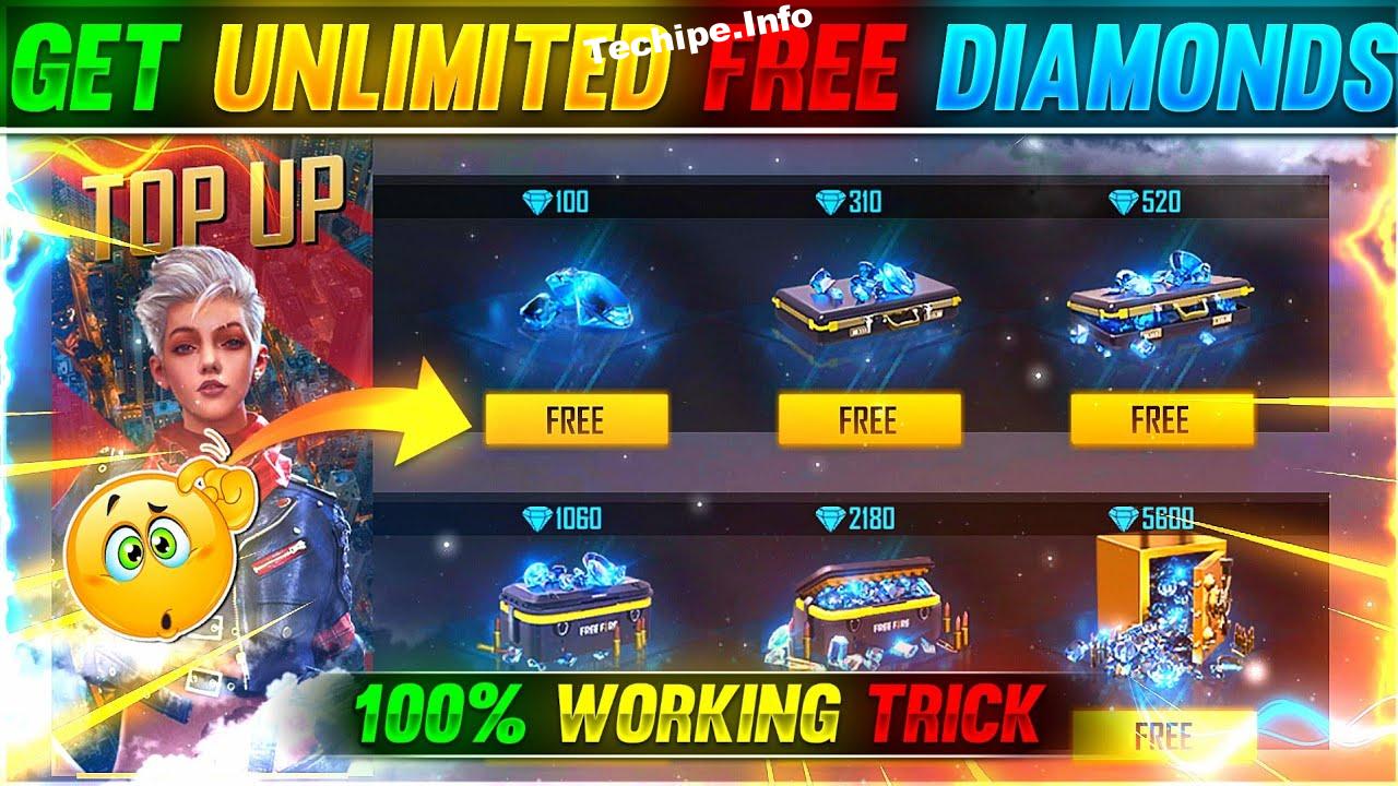 Free Fire Unlimited Diamonds Cookole