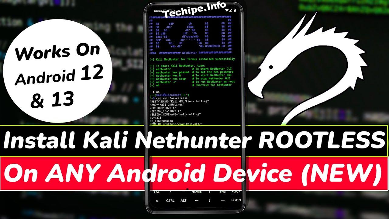 Kali NetHunter APK for Android without Root